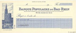 Francs FRANCE regionalism and miscellaneous Strasbourg 1917 DOC.Chèque UNC