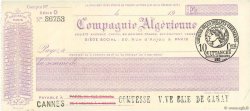 Francs FRANCE regionalism and various Paris 1915 DOC.Chèque XF