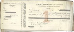 Francs Non émis FRANCE regionalism and miscellaneous Nouméa 1872 DOC.Lettre F