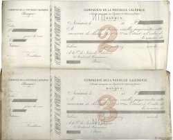 Francs Non émis FRANCE regionalism and various Nouméa 1872 DOC.Lettre F