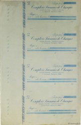 Francs Planche FRANCE Regionalismus und verschiedenen Paris 1870 DOC.Chèque SS