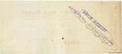 1000 Francs Annulé FRANCE regionalismo y varios Angers  1924 DOC.Chèque MBC