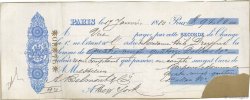 94,80 Dollars FRANCE regionalism and miscellaneous Paris 1880 DOC.Lettre F