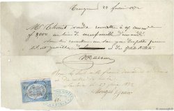 8000 Francs FRANCE regionalism and miscellaneous Épinal 1887 DOC.Lettre VF