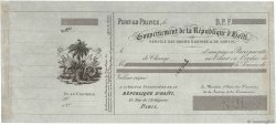 Francs Annulé FRANCE regionalismo y varios Port-Au-Prince 1870 DOC.Lettre EBC