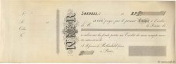Francs FRANCE regionalismo e varie Londres 1865 DOC.Chèque SPL