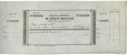 Francs FRANCE regionalism and various Paris 1864 DOC.Chèque XF