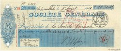 1530,45 Francs FRANCE regionalism and various La Tremblade 1919 DOC.Chèque XF