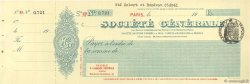 Francs FRANCE regionalism and miscellaneous Paris 1924 DOC.Chèque XF