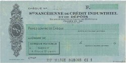 Francs FRANCE regionalism and miscellaneous Nancy 1933 DOC.Chèque XF