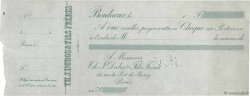 Francs Non émis FRANCE regionalism and various Bordeaux 1880 DOC.Chèque XF