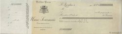 Francs Non émis FRANCE régionalisme et divers Saint Quentin 1900 DOC.Mandat