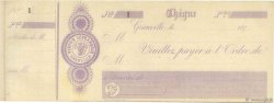 Francs FRANCE régionalisme et divers Granville 1870 DOC.Chèque TTB
