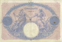 50 Francs BLEU ET ROSE FRANCIA  1900 F.14.12 BC a MBC