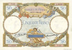 50 Francs LUC OLIVIER MERSON FRANCE  1930 F.15.04