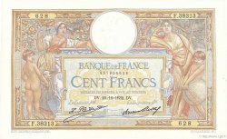 100 Francs LUC OLIVIER MERSON grands cartouches FRANCE  1932 F.24.11 AU