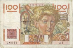 100 Francs JEUNE PAYSAN FRANCIA  1945 F.28.01