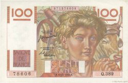 100 Francs JEUNE PAYSAN FRANCE  1950 F.28.28 UNC-