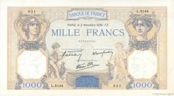 1000 Francs CÉRÈS ET MERCURE type modifié FRANKREICH  1939 F.38.38 VZ+