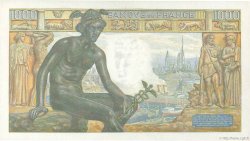1000 Francs DÉESSE DÉMÉTER FRANCE  1942 F.40.01 SUP+