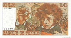 10 Francs BERLIOZ FRANCE  1973 F.63.02 SUP