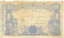 100 Francs type 1862 Indices Bleus FRANCIA  1865 F.A34.03 q.BB