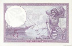 5 Francs FEMME CASQUÉE FRANCE  1918 F.03.02 UNC