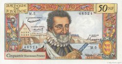 50 Nouveaux Francs HENRI IV FRANKREICH  1959 F.58.01 VZ+