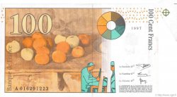 100 Francs CÉZANNE Fauté FRANCE  1997 F.74.01 UNC