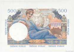5NF sur 500 Francs TRÉSOR PUBLIC Épreuve FRANCIA  1960 VF.37.00Ed2 FDC
