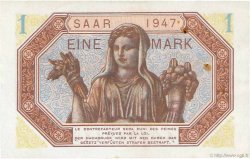 1 Mark SARRE FRANKREICH  1947 VF.44.01 fVZ