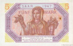 5 Mark SARRE FRANCE  1947 VF.46.01 pr.SUP
