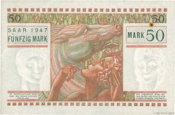 50 Mark SARRE FRANCIA  1947 VF.48.01 q.SPL
