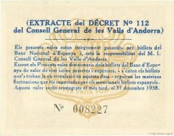 1 Pesseta ANDORRE  1936 P.06 ST