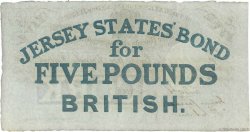5 Pounds Non émis ISLA DE JERSEY  1841 P.A01 EBC