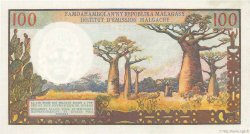 100 Francs - 20 Ariary MADAGASKAR  1966 P.057a fST+
