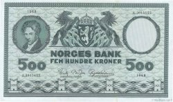 500 Kroner NORVÈGE  1968 P.34d SUP+