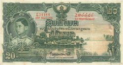 20 Baht TAILANDIA  1936 P.029 MBC+