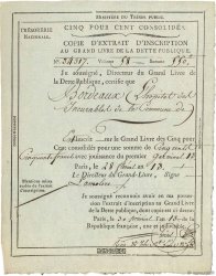 550 Francs FRANCE regionalism and miscellaneous  1805 