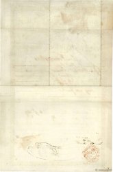 5000 Francs FRANCE Regionalismus und verschiedenen Clermont 1817  SS