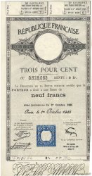 9 Francs FRANCE regionalism and miscellaneous  1935  XF
