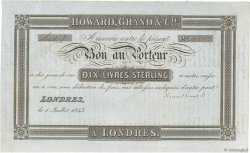 10 Livres Sterling FRANCE regionalism and various  1843  AU