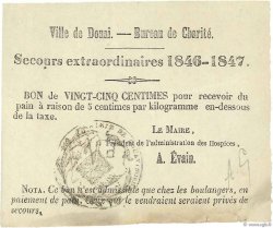 25 Centimes FRANCE regionalismo y varios Douai 1846 