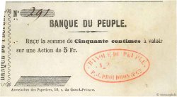 50 Centimes FRANCE regionalism and miscellaneous  1848  VF