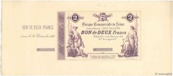 2 Francs FRANCE regionalismo e varie Sedan 1871 JER.08.14b