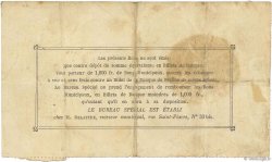 1 Franc Annulé FRANCE regionalismo e varie Cambrai 1871 JER.59.15a BB
