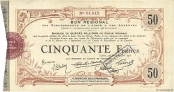 50 Francs FRANCE regionalism and various  1915 JPNEC.02.1304 VF+