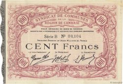 100 Francs FRANCE régionalisme et divers  1916 JPNEC.59.496 SUP