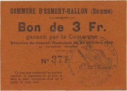 3 Francs FRANCE regionalism and miscellaneous  1915 JPNEC.80.206 XF