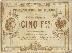 5 Francs FRANCE regionalismo e varie  1914 JPNEC.13.094 BB